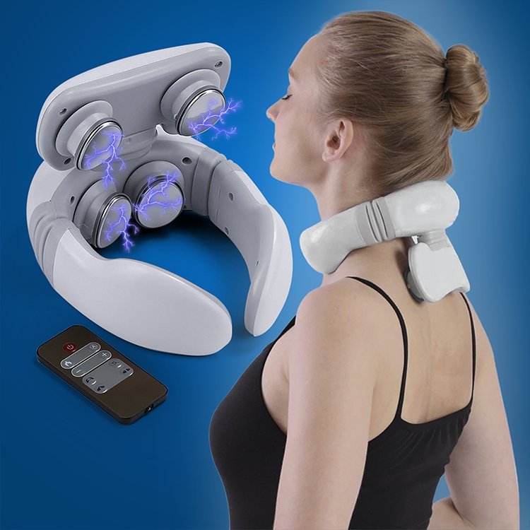 4D Intelligent Neck Massager + Remote Control - Gear Elevation