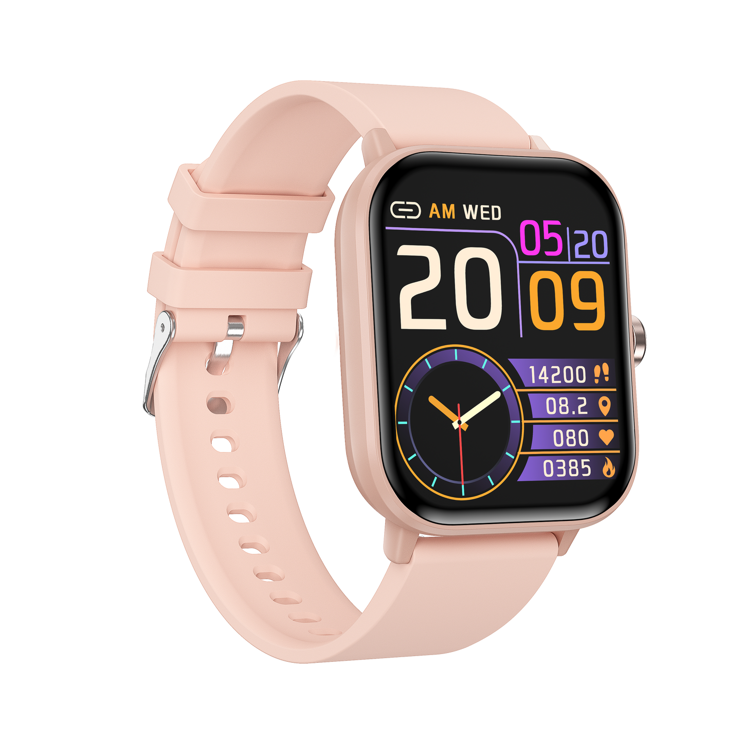 Blood Glucose Monitoring Smartwatch, Smart Watch for Non-Invasive Blood Glucose Testing, Stylish Smart Watch with Blood Oxygen Tracking