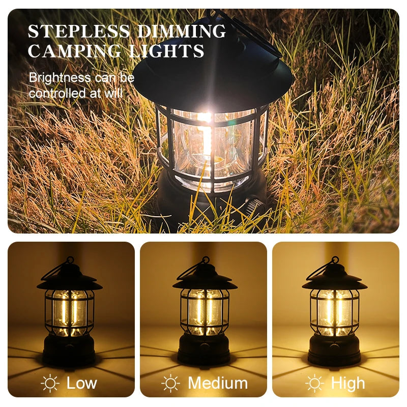 Retro Portable Camping Lantern