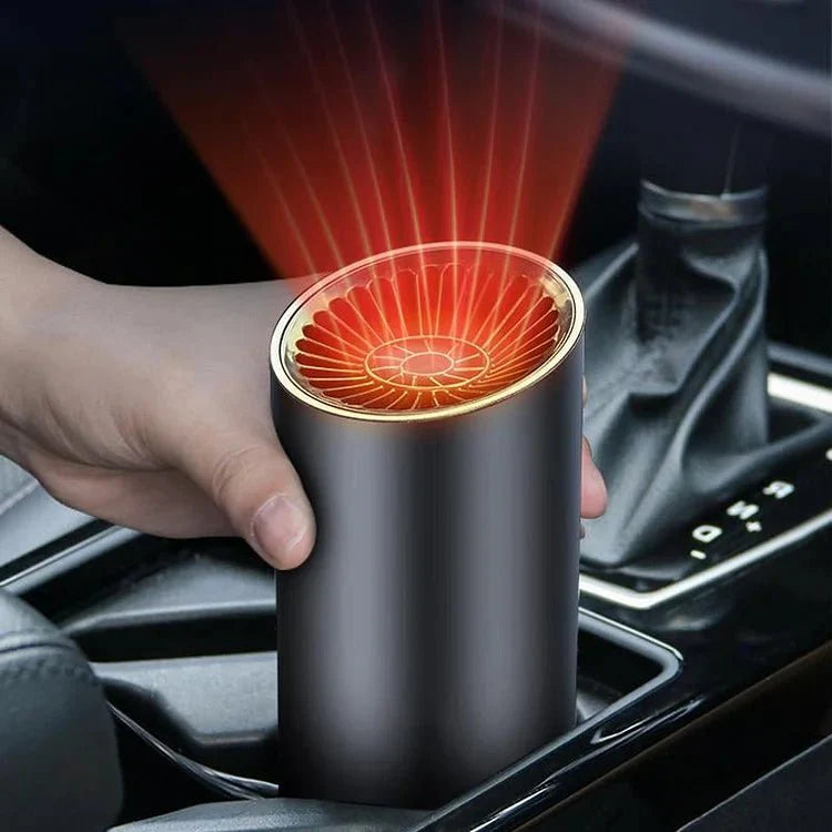 Fast Heating Cup Shape Car Warm Air Blower - Fast Heating & Cooling Adjustable 360 Degree Rotatable Plug and Use for Car, SUV , RV and Truck - Gear Elevation
