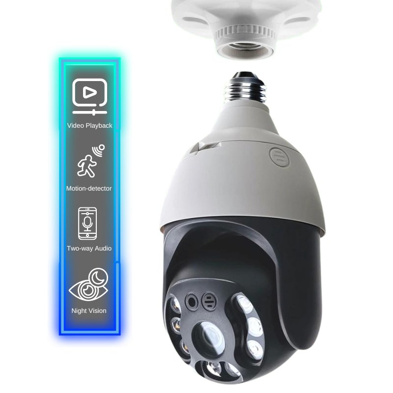 360 Lightbulb Camera by HomeGuard