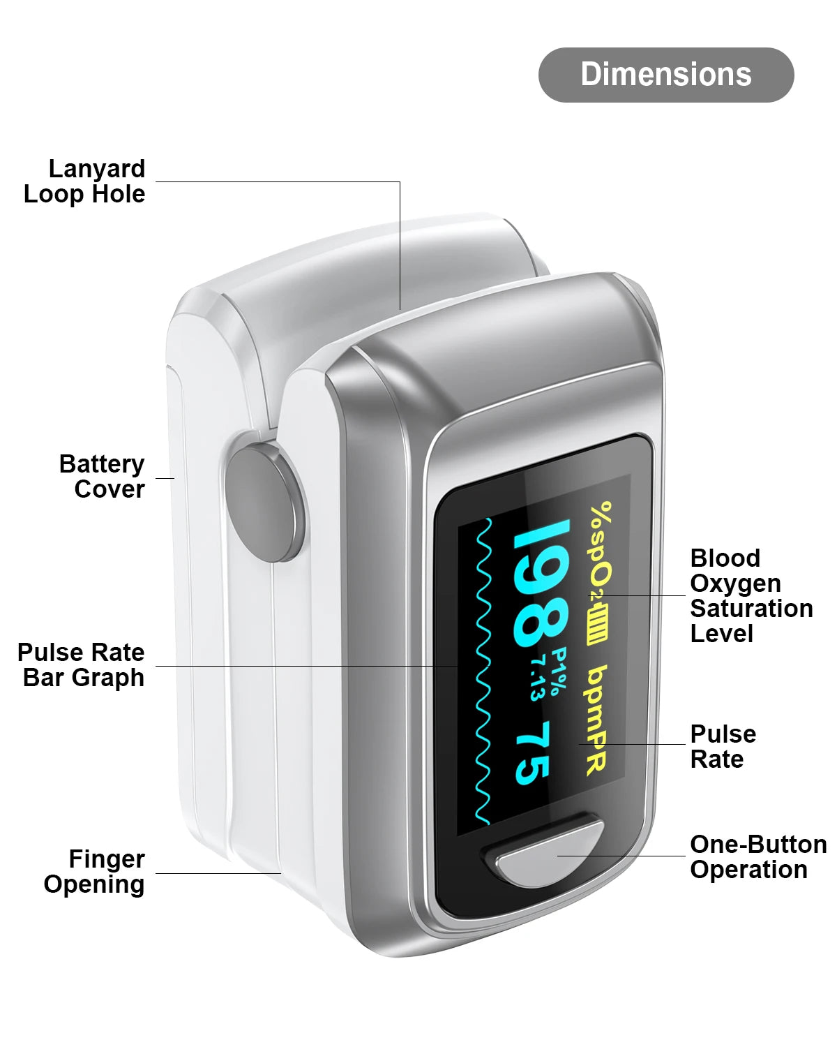 Smart Pulse Oximeter by HealthTree