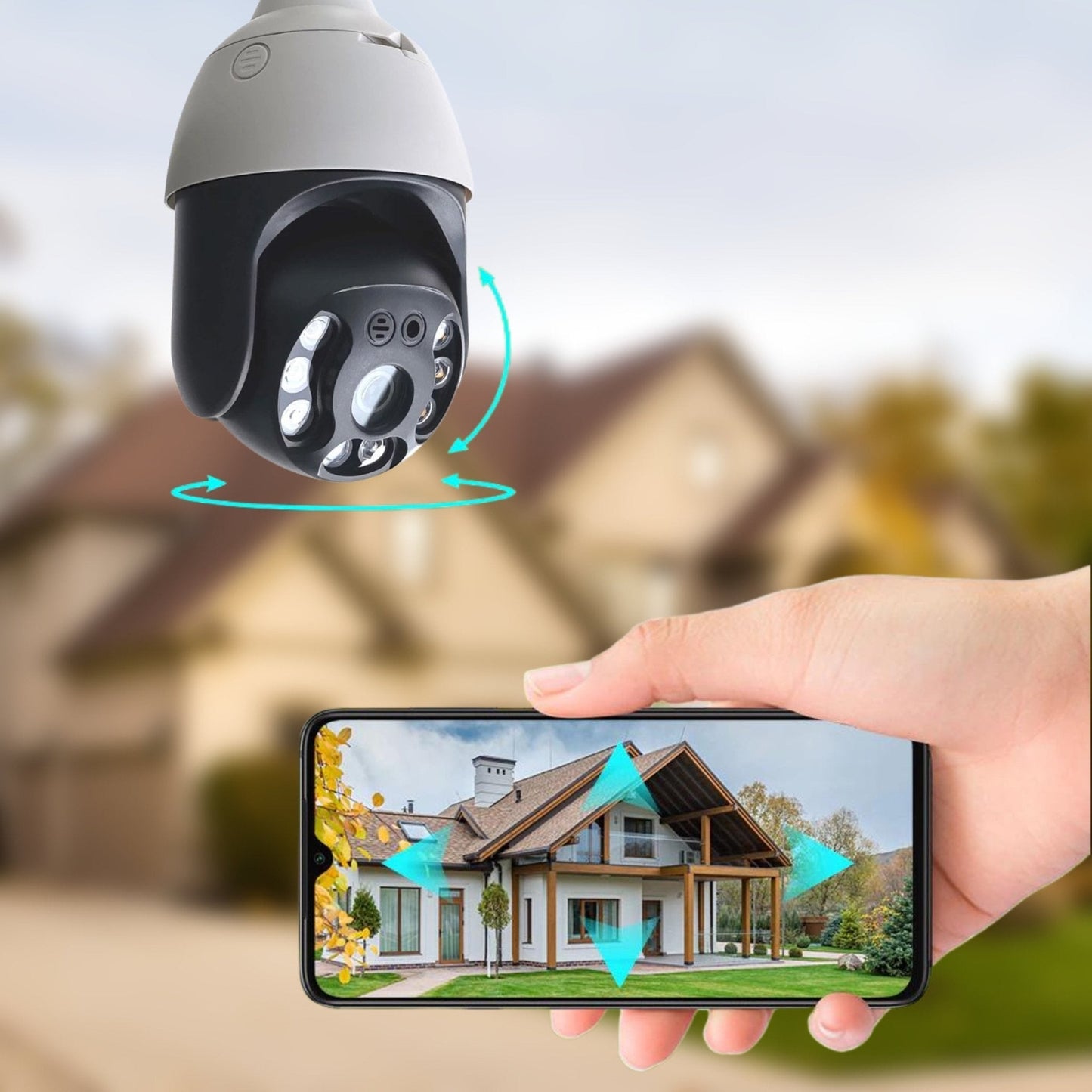 360 Lightbulb Camera by HomeGuard
