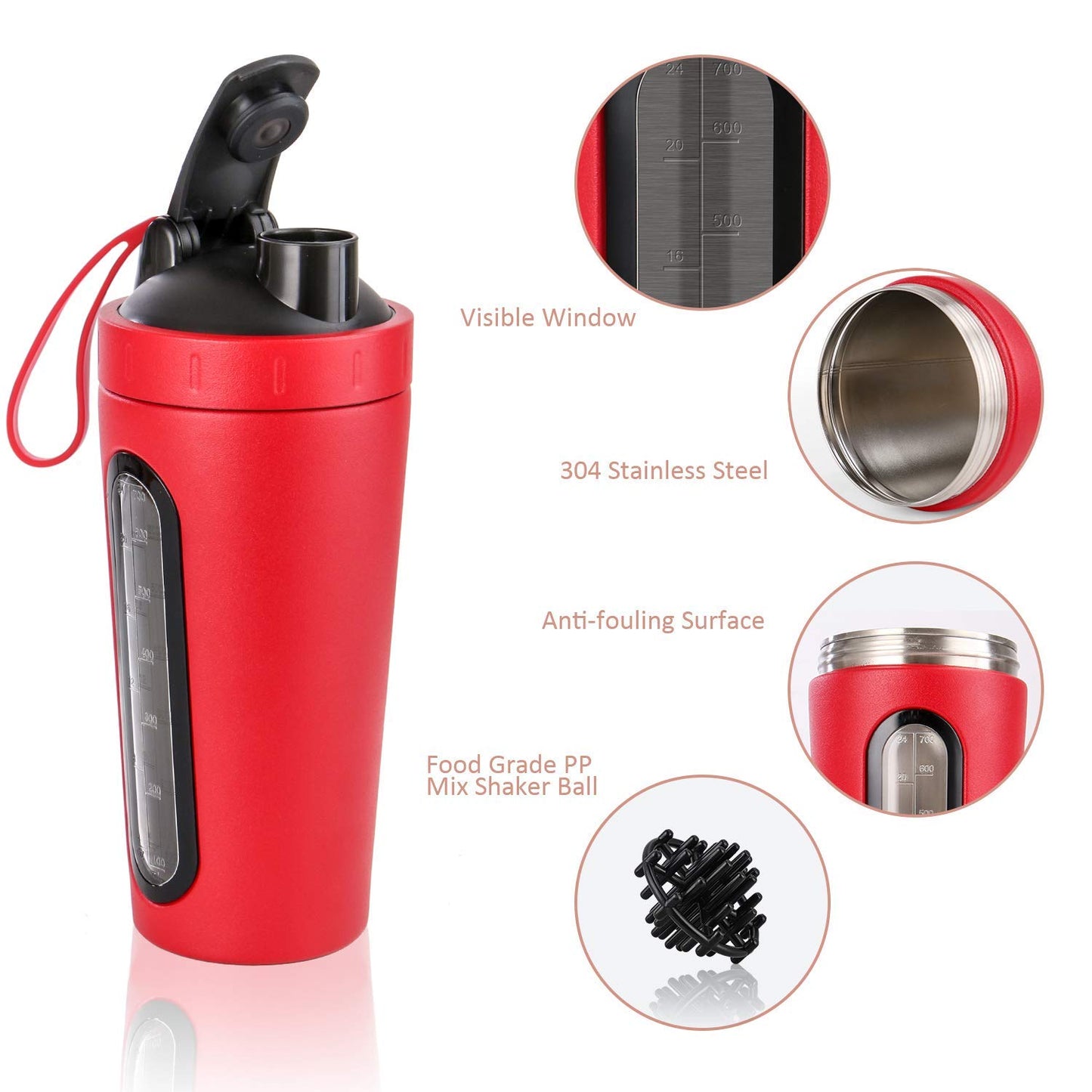 Stainless Steel Protein Shaker Bottle | Shaker cup