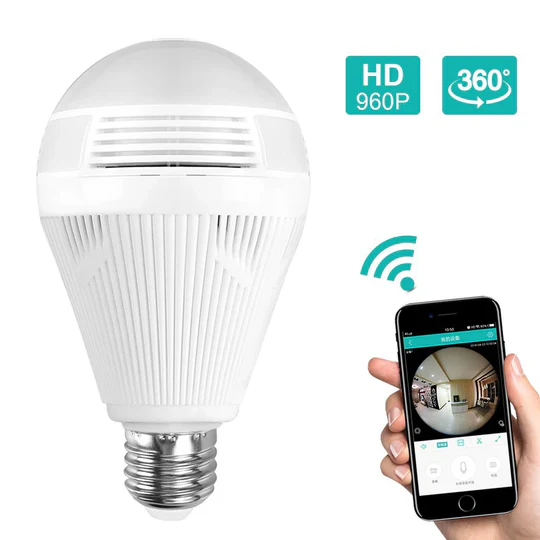 1080P Light Camera Panoramic Bulb Wifi Smart Led Bulb Light Camera