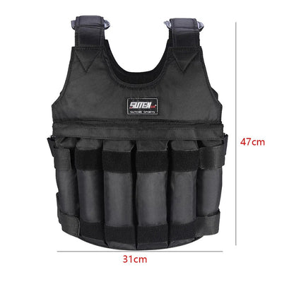 30KG Adjustable Exercise Loading Weight Vest - Weighted Vest Adjustable for Exercise - Gear Elevation