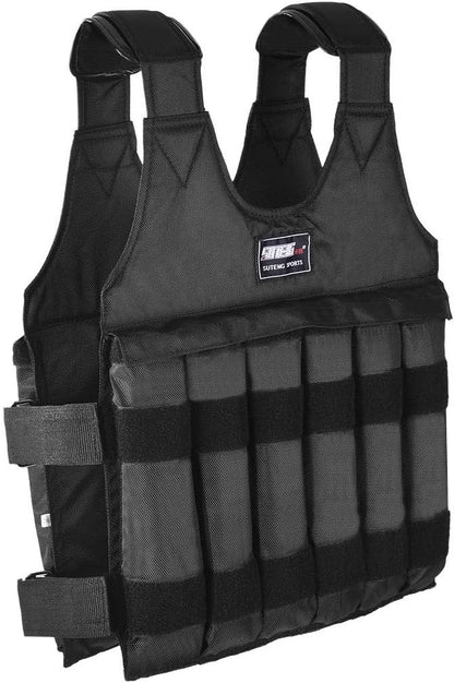 30KG Adjustable Exercise Loading Weight Vest - Weighted Vest Adjustable for Exercise - Gear Elevation