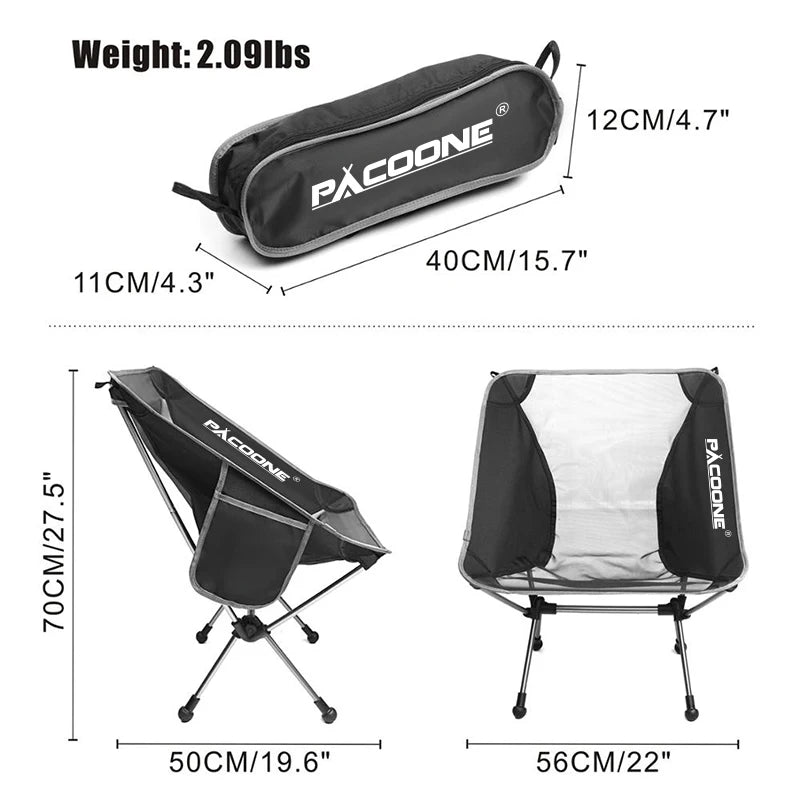 Camping Portable Folding Moon Chair