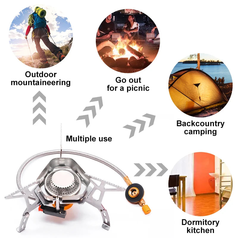 Camping Wind Proof Gas Stove