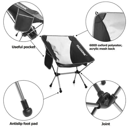 Camping Portable Folding Moon Chair