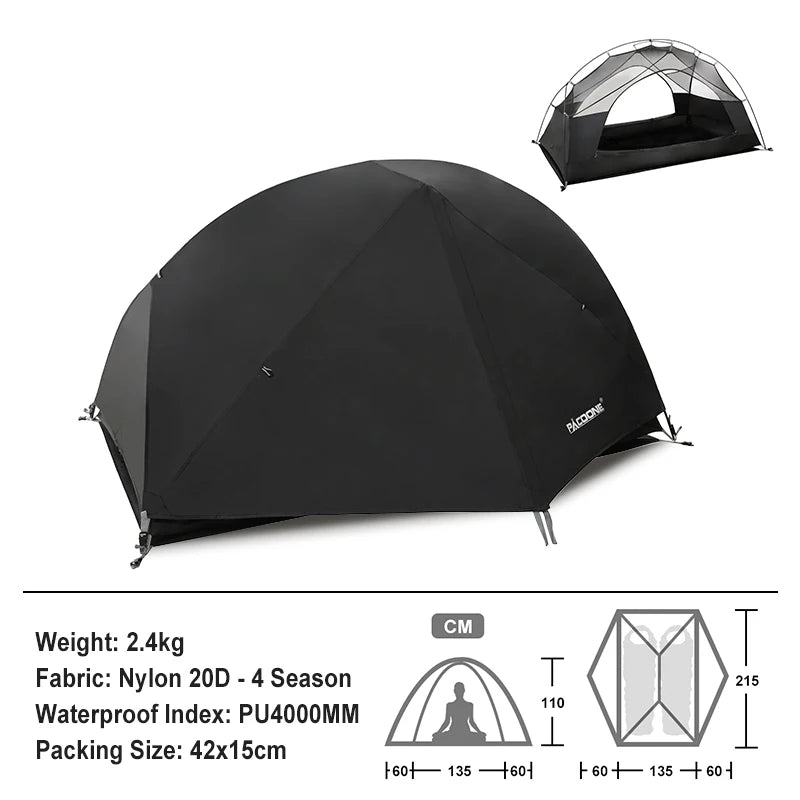 Ultralight 20D Nylon Camping Tent