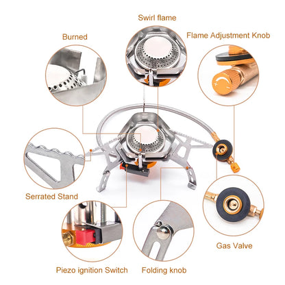 Camping Wind Proof Gas Stove