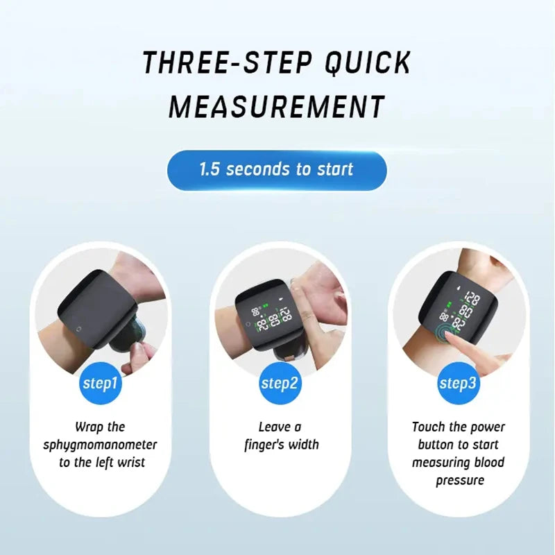 Smart Wrist Blood Pressure Monitor