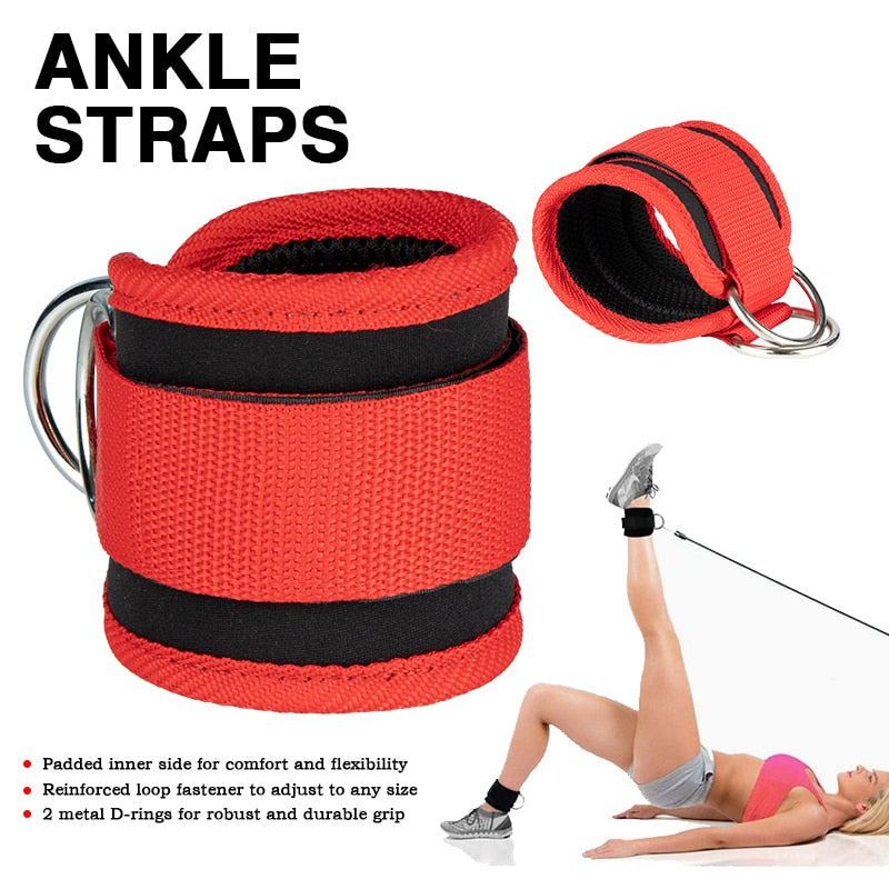 Ankle Strap for Cable Machine | Gym Ankle Cuff For Kickbacks