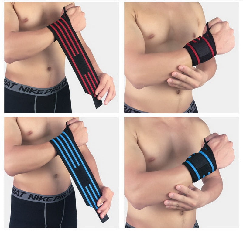 Gym Wrist Wraps for Weightlifting | Powerlifting Wrist Wraps